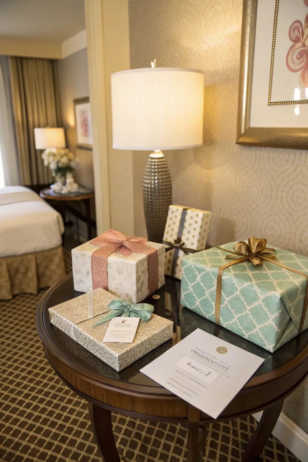 Incorporate a personalized element through the allocation of a designated present repository.
