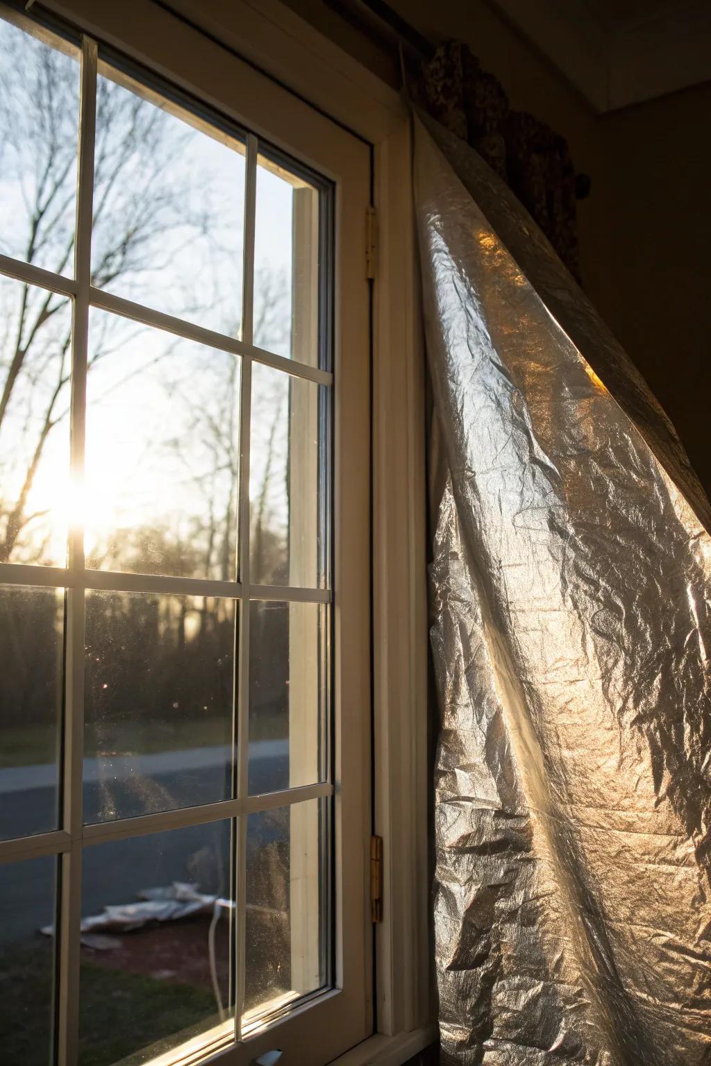 Mirror film helps keep interiors relaxed in summer.