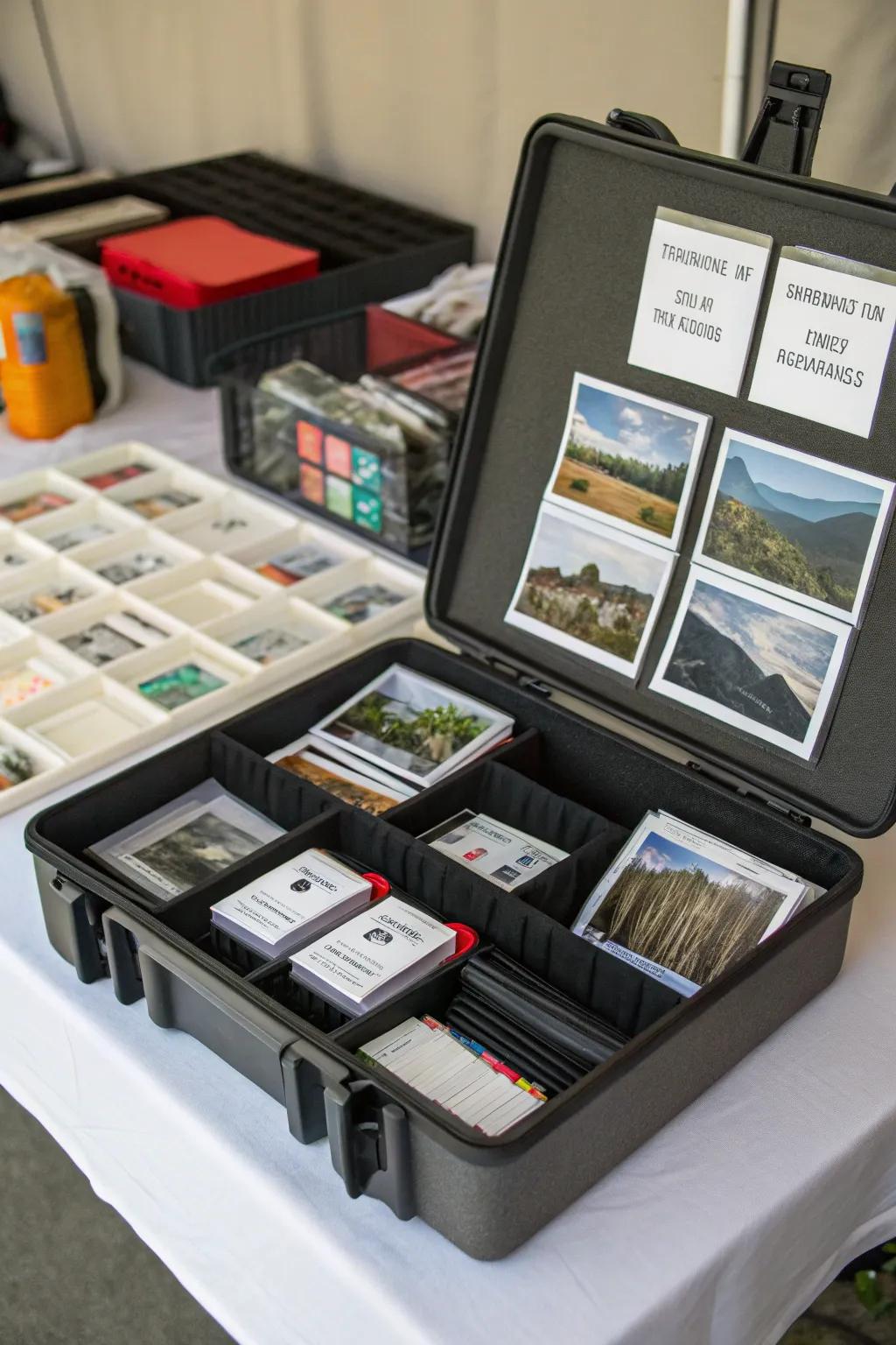 All-in-one kits simplify photo organization.