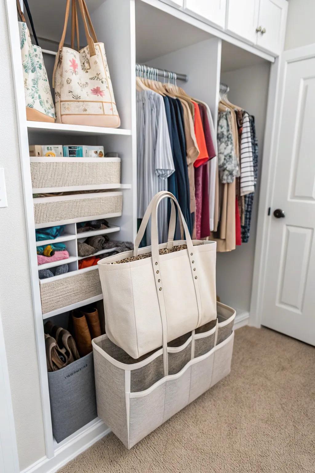 Carryall coordinators maintain your assortment reachable and arranged.