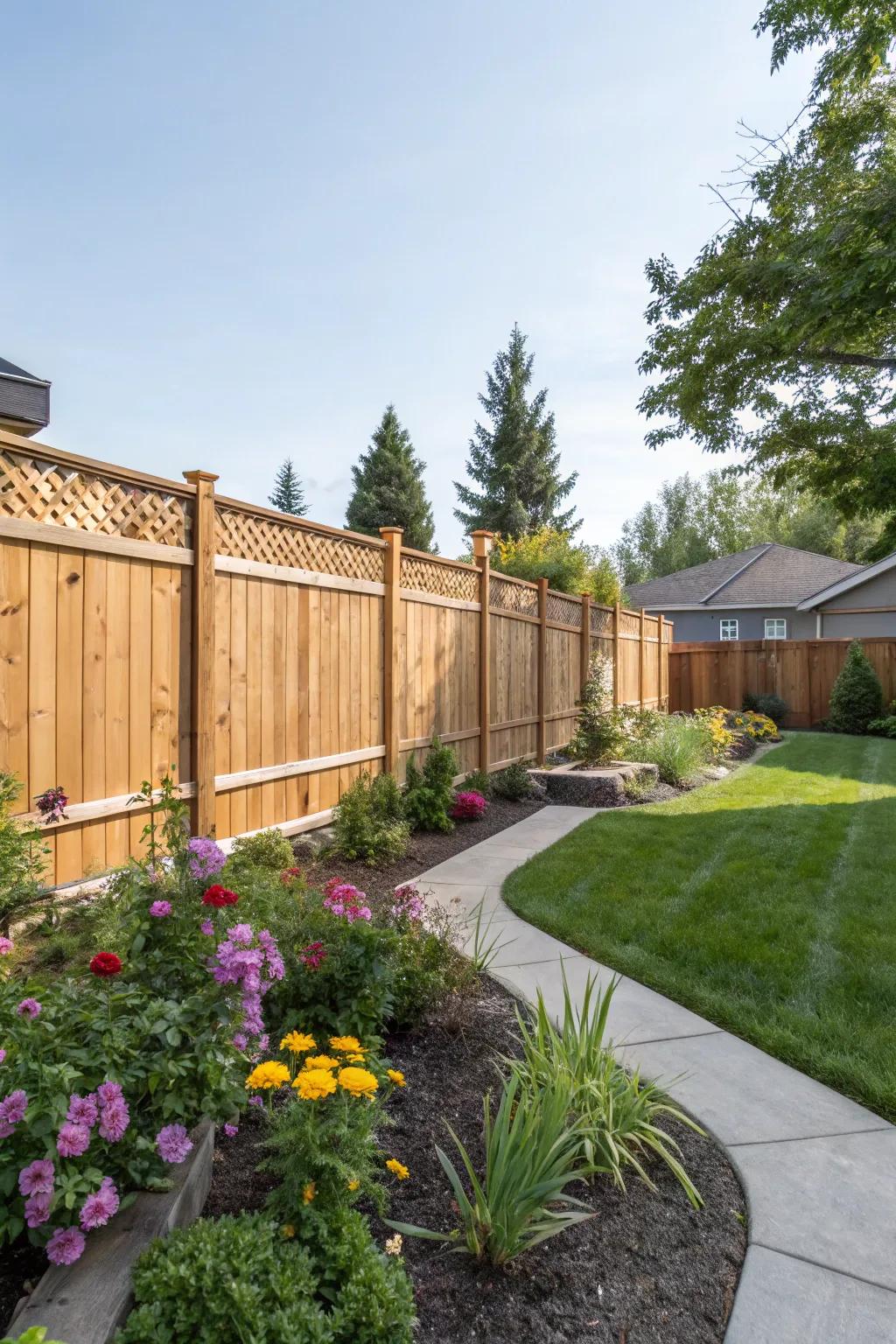 Guarantee privacy through judicious palisading within your landscape.