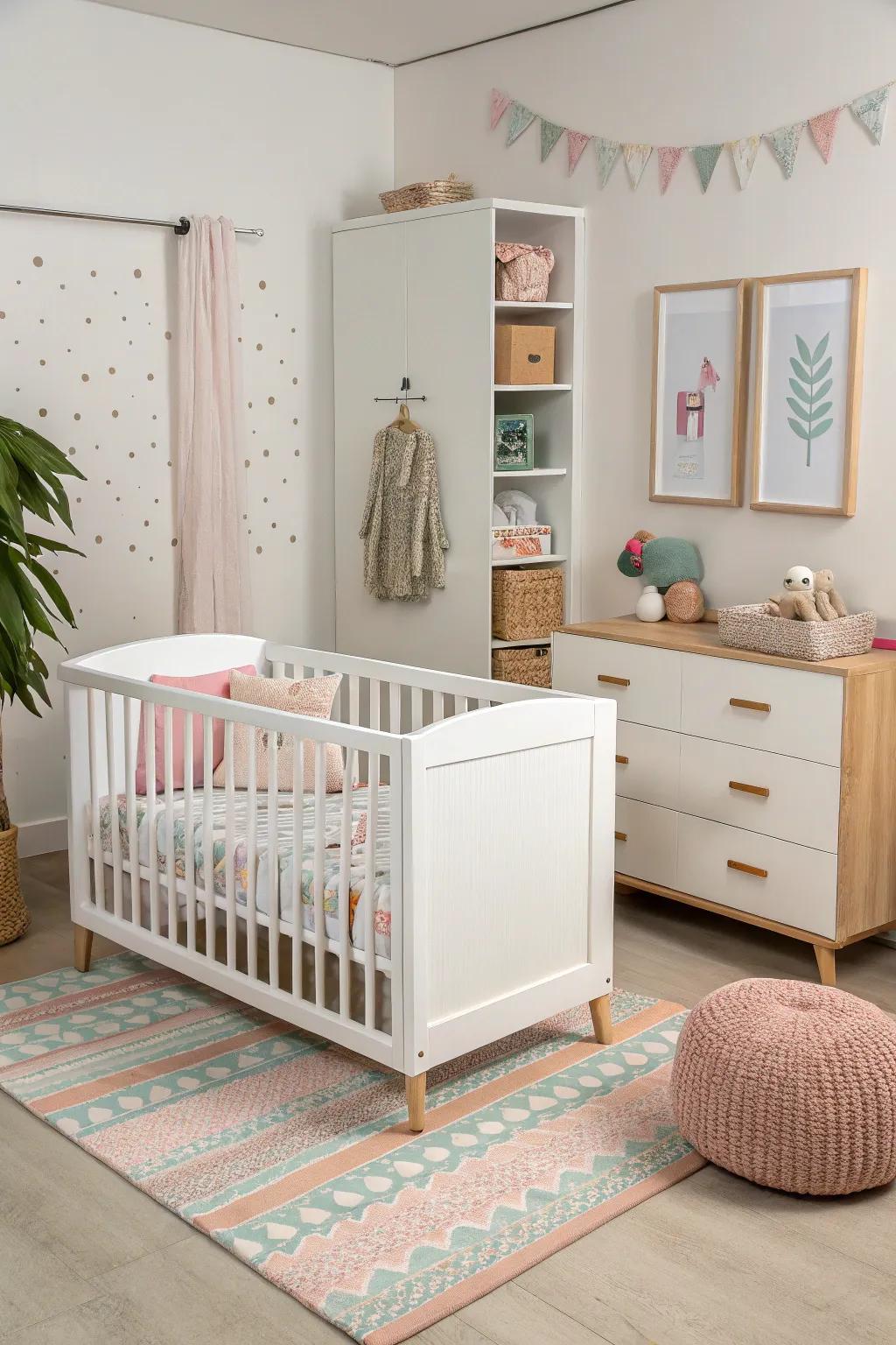 Adjustable furnishings adapting to your child's development.