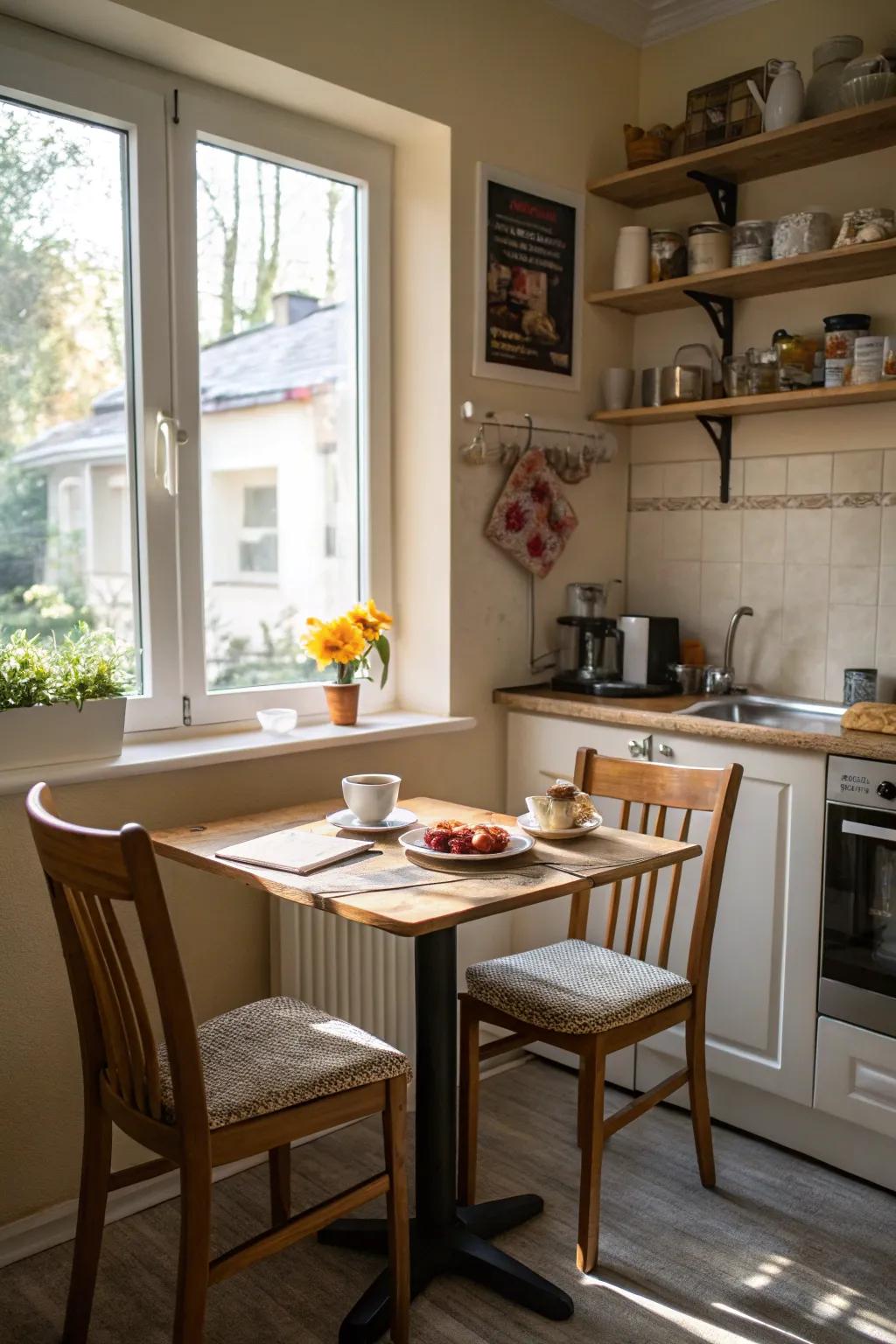 A cozy breakfast nook transforms kitchen corners into inviting and practical spaces.