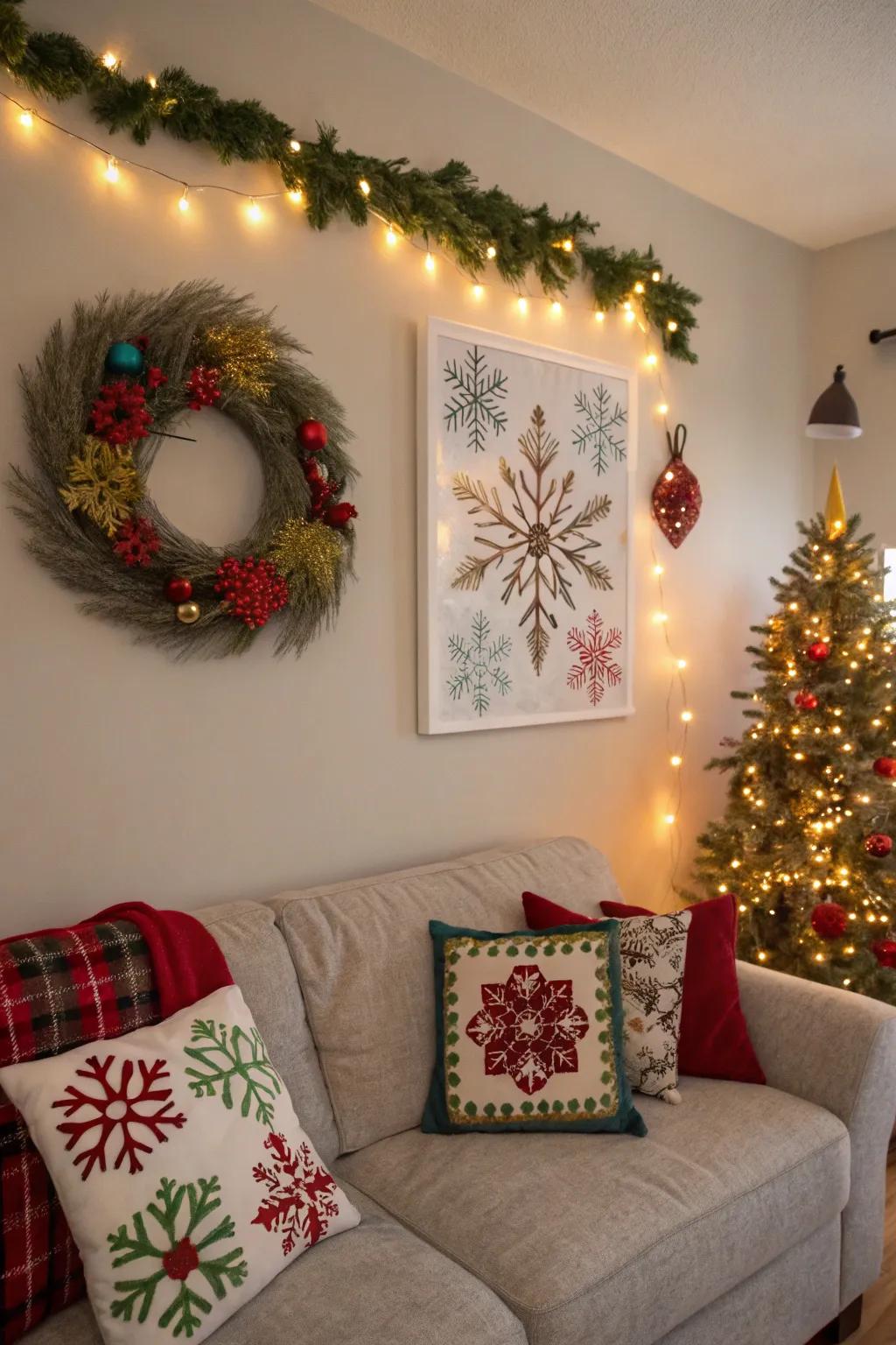 Artistic touches can elevate your holiday decor to new heights.