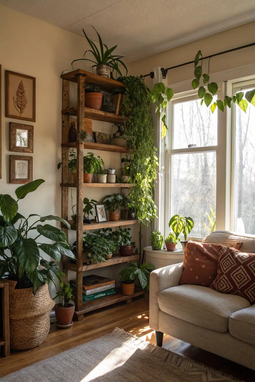 Verdure breathes vitality into farmhouse decor.