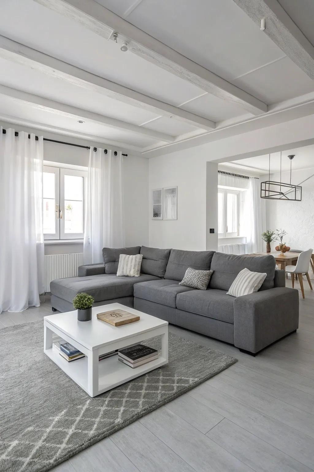 Open designs maximize space.