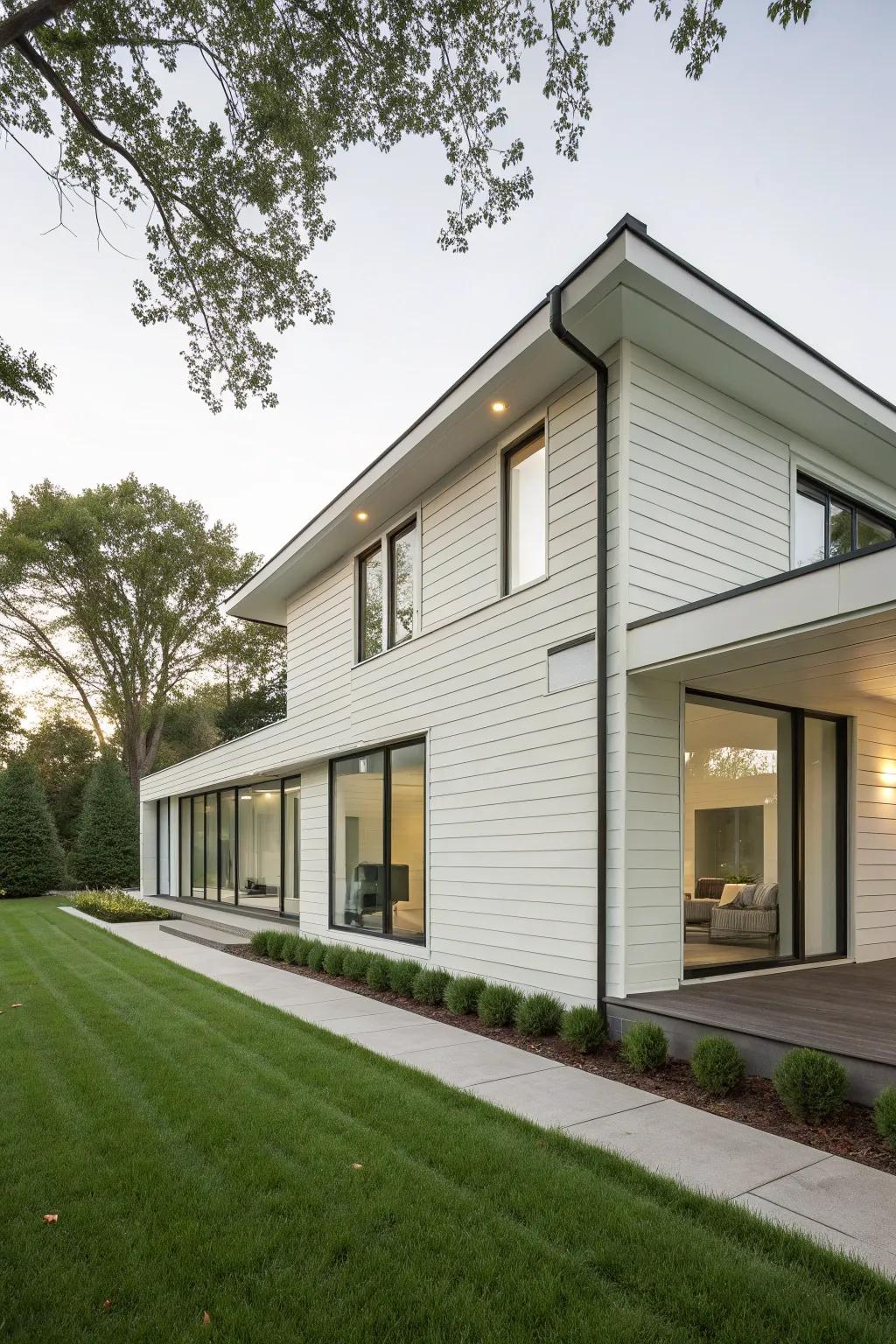 Minimalistic designs can manifest a potent modern aesthetic.