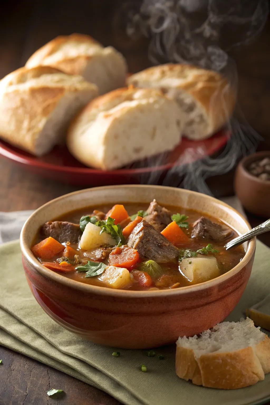 Hearty winter stew to warm your heart and soul.
