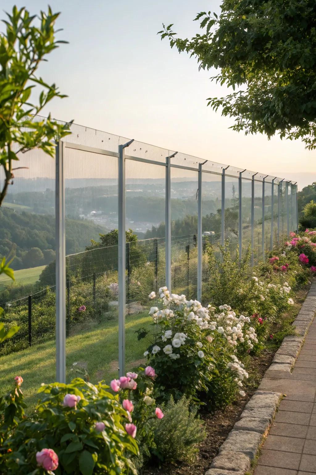 Sophisticated transparency with vitreous segment fencing.