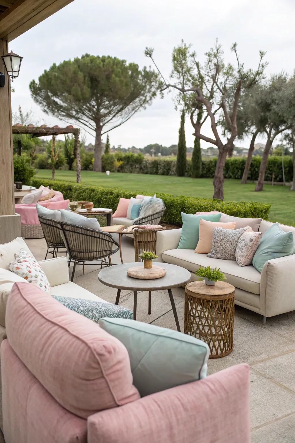 Snug sitting areas present a relaxed area for guests to de-stress.