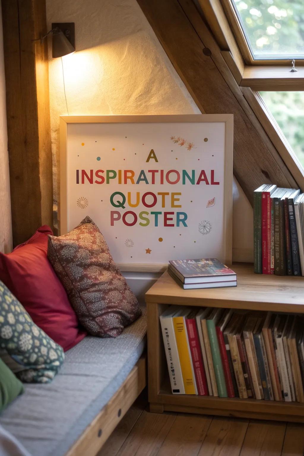 An affirmation art print designed to uplift and motivate children.