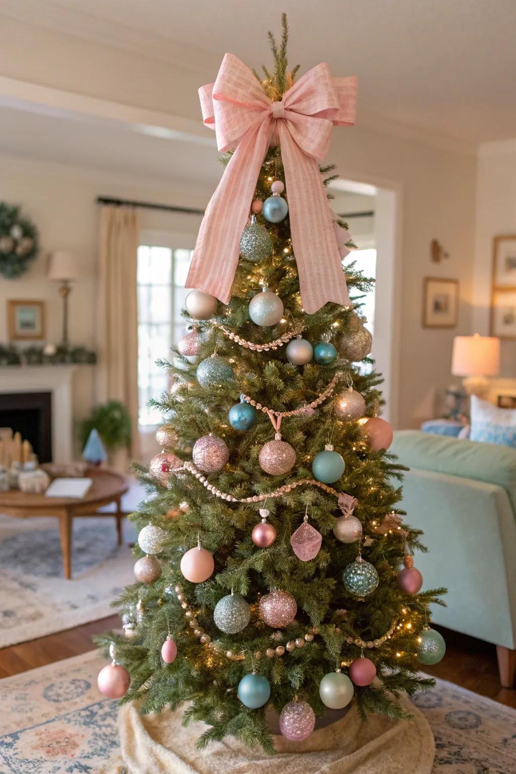 A subtle and chic stylish Christmas fir.