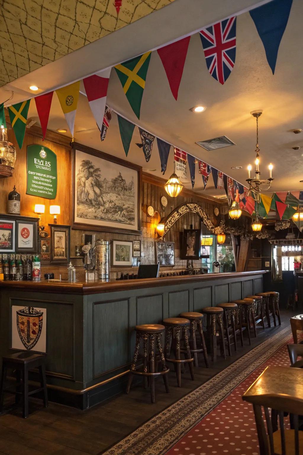 Thematic components personalize and enhance your pub's atmosphere.