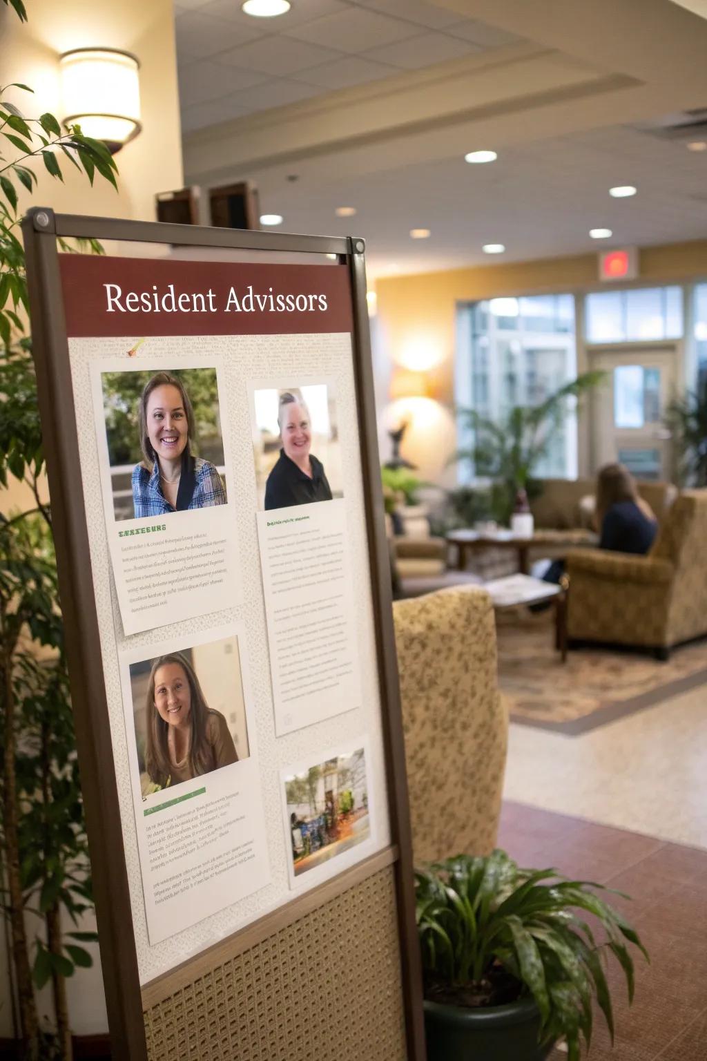 Acquaint Yourself with RM board that connects residents through personal bios.