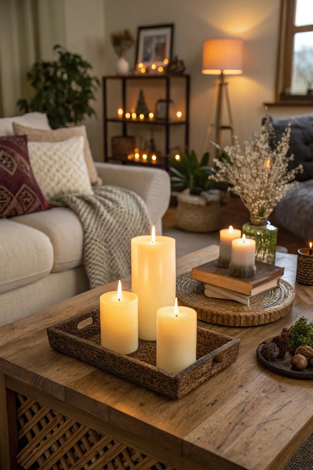 Establish a secure and inviting atmosphere with LED candles, blending the allure of candlelight with modern safety.