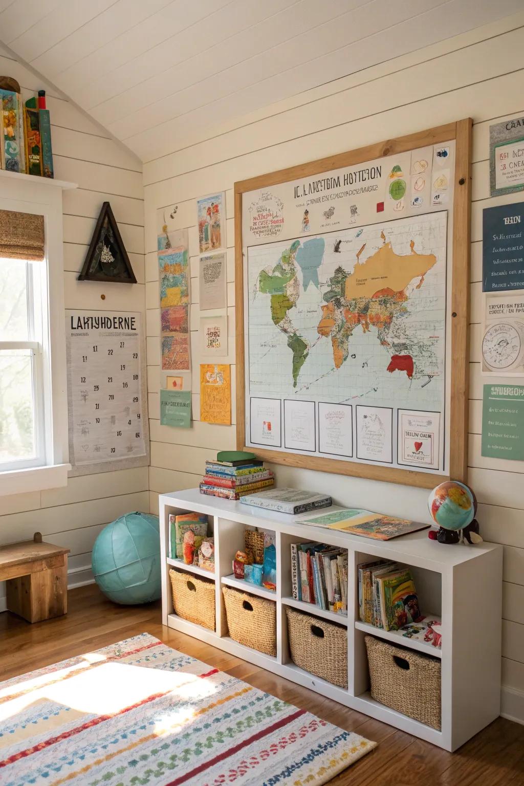Make learning enjoyable using an instructional grooveboard notice board.