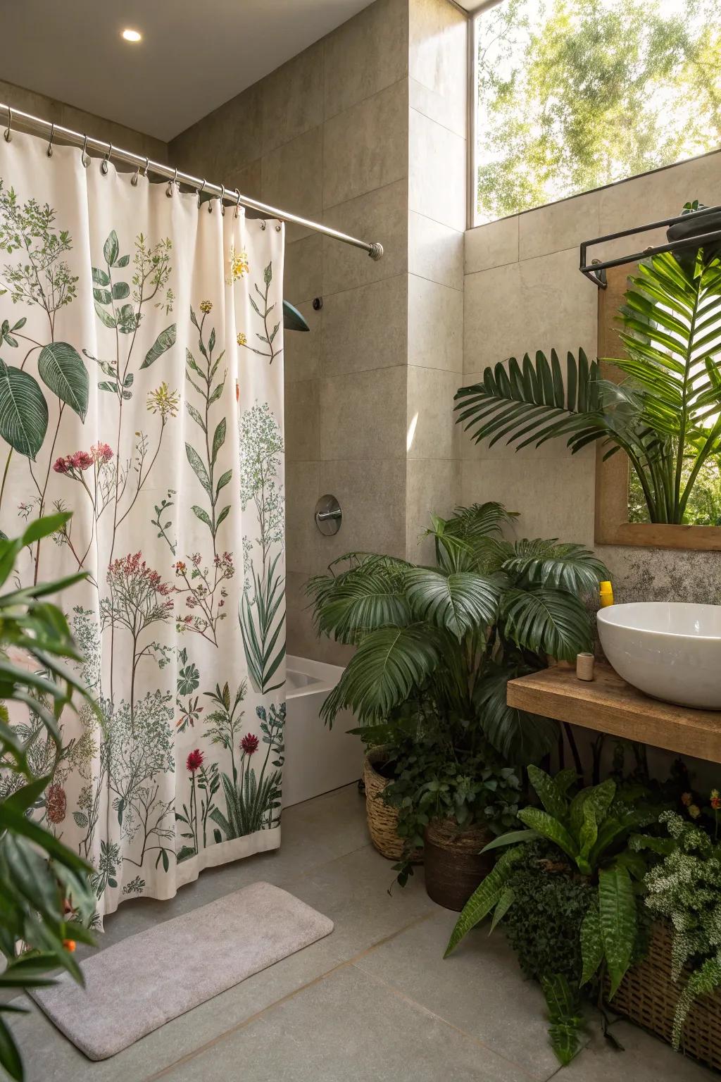Floral motifs bring nature and peace within your walls.
