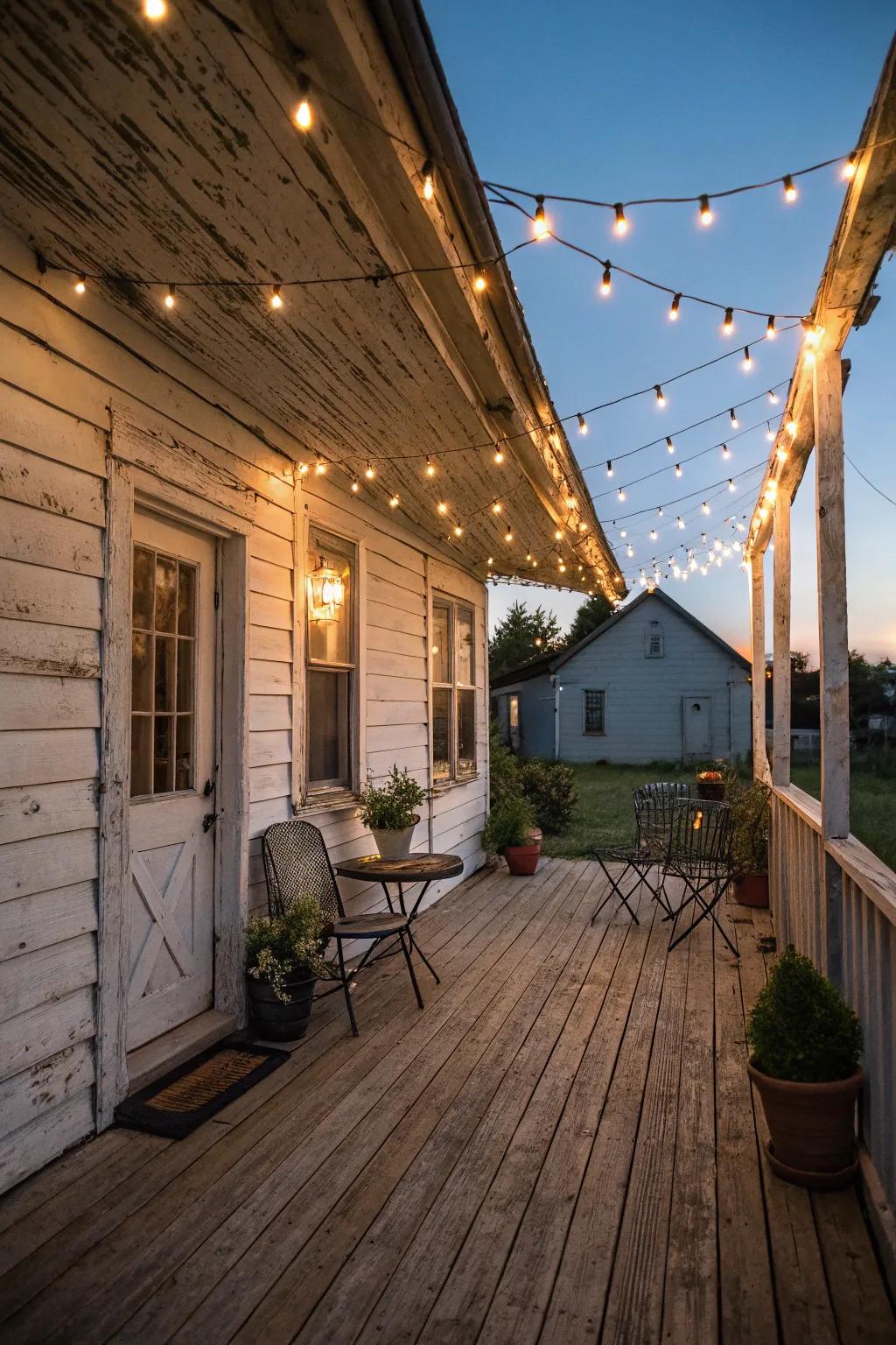 Incorporate a nuance of enchantment with unpretentious illuminated strands.