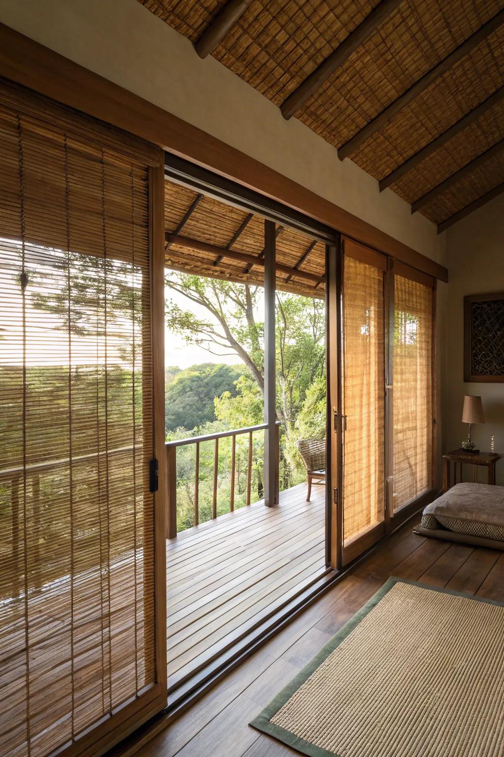 Wooden elements infuse natural warmth into any area.