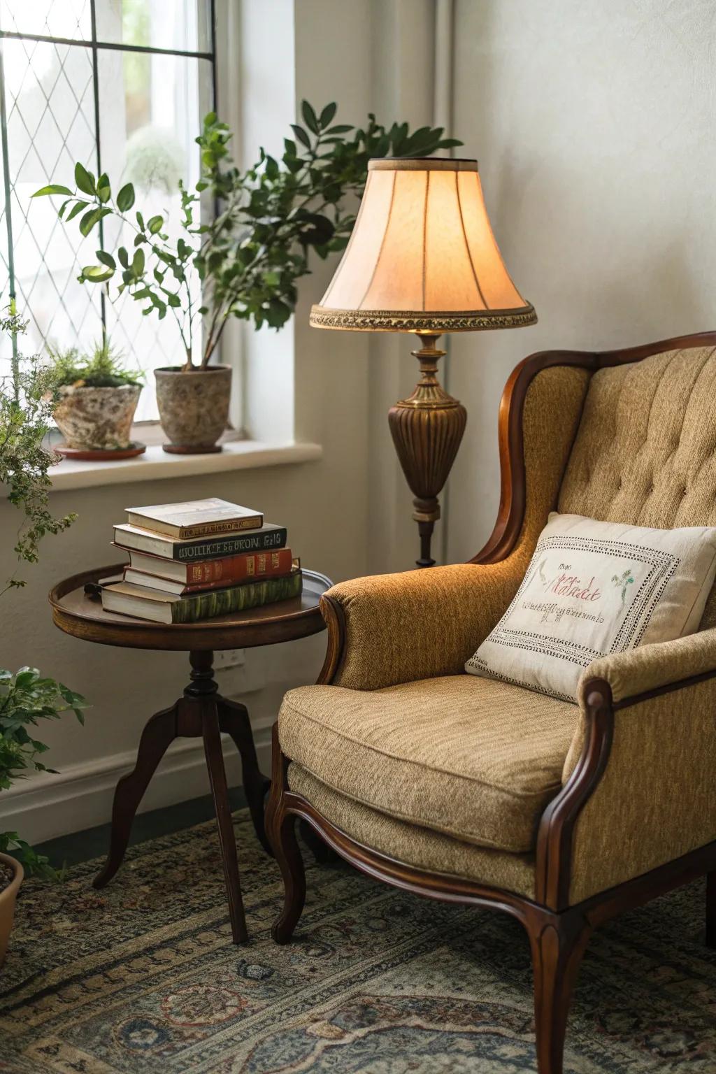 Period pieces bring individuality and warmth to your library.