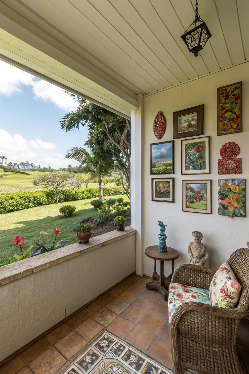 Enrich your lanai's character with singular ornamental elements.
