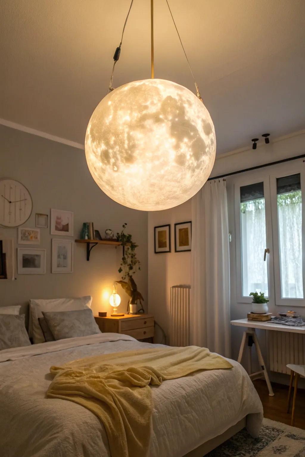 Illuminated planet models offer both light and a hint of enchantment.