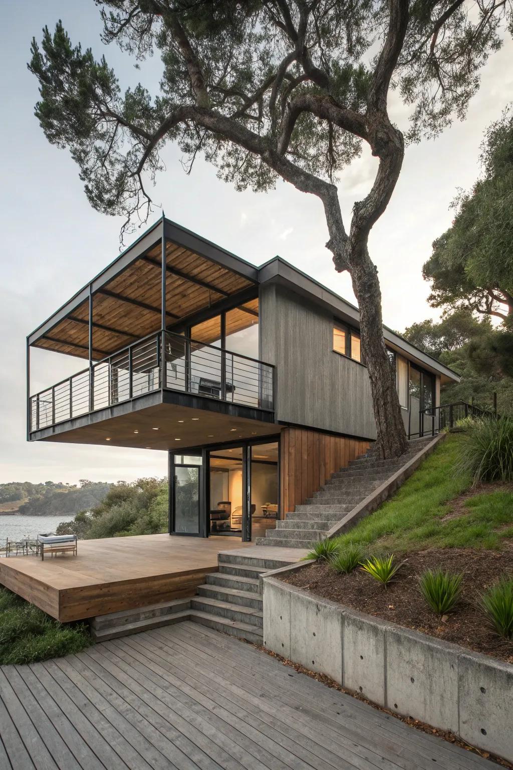 A house crafted with defense and practicality at its core.