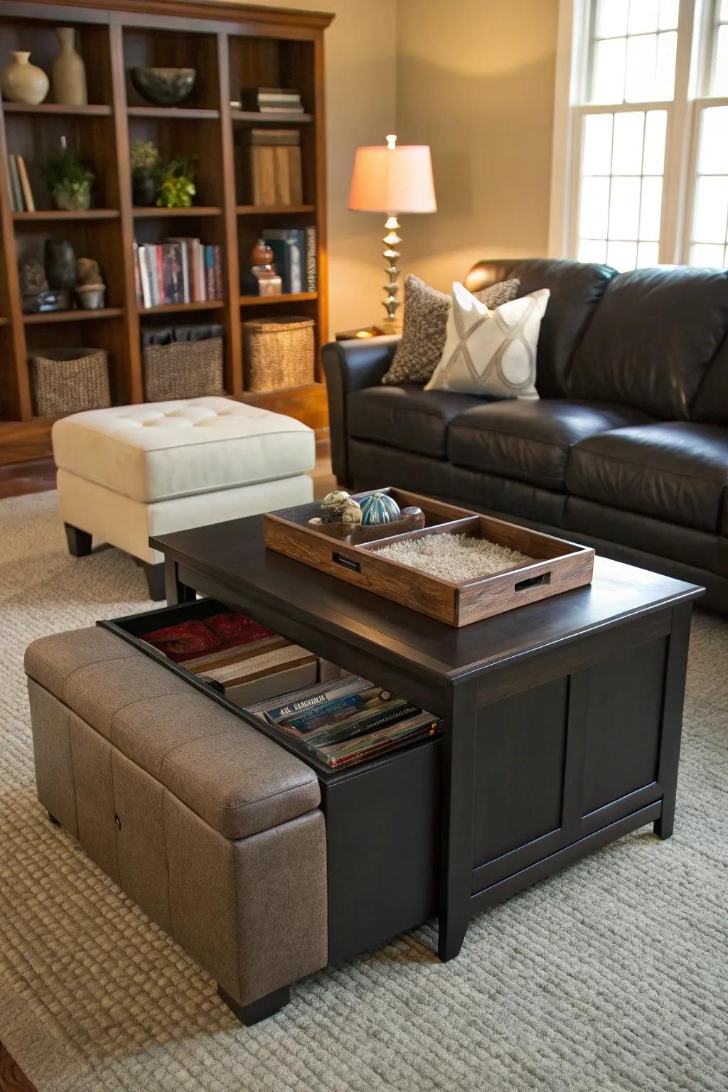 Functional furnishings deliver practicality and flair.