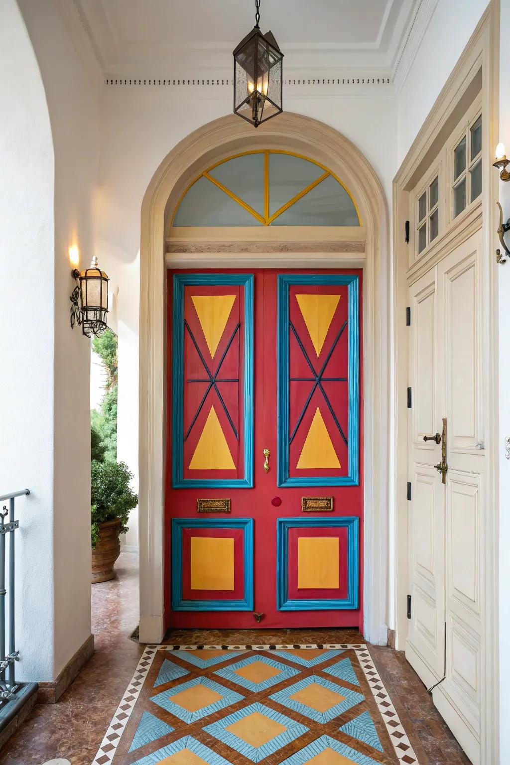 A statement portal crafts an impressive first impression in your entryway.