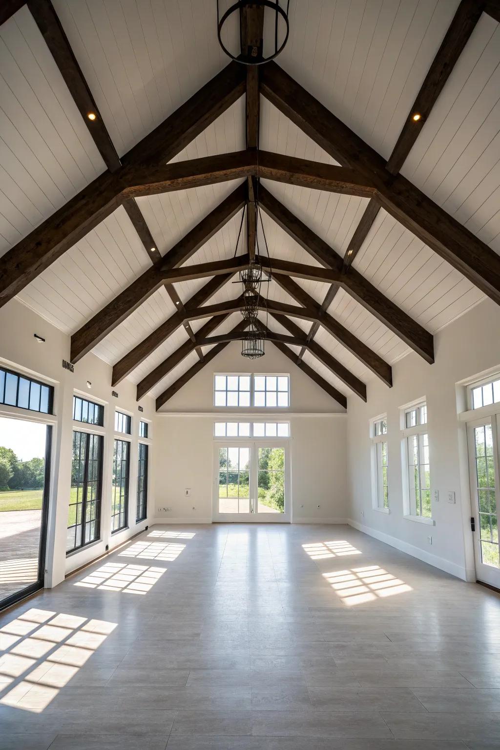 A dynamic contrast resulting from the use of deep tone beams, creating an impressive focal element.