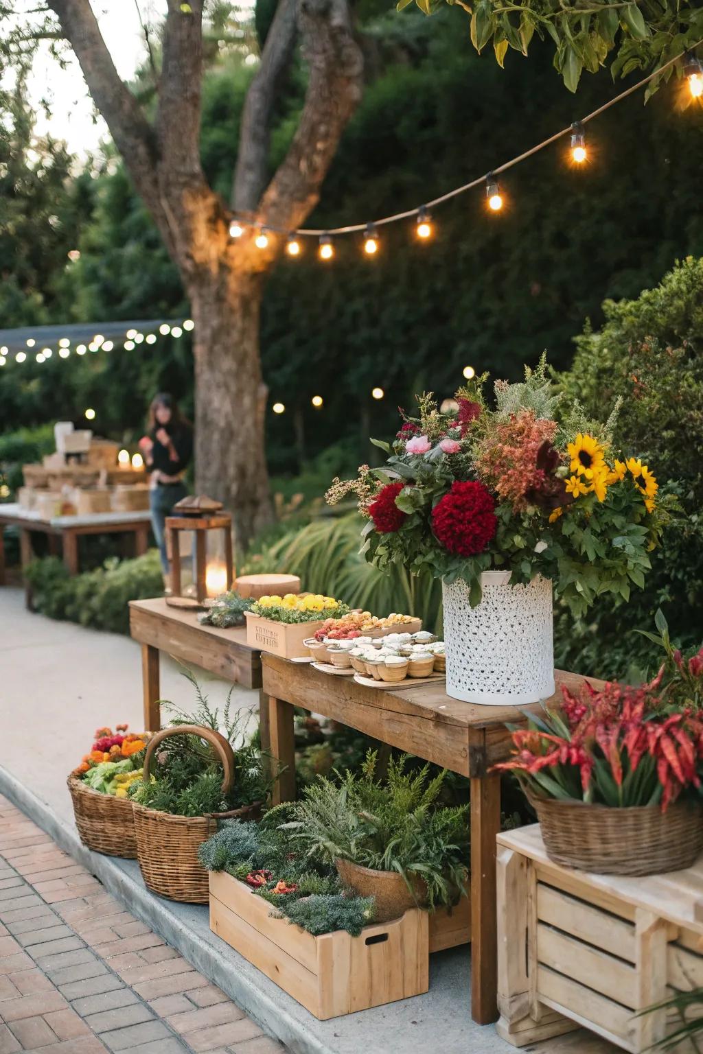 Organic accents bring warmth and a natural feel to your presentation.