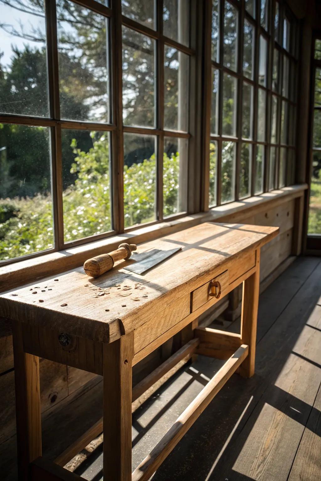 Harness the strength of natural illumination for a workspace inspiring creativity and precision.