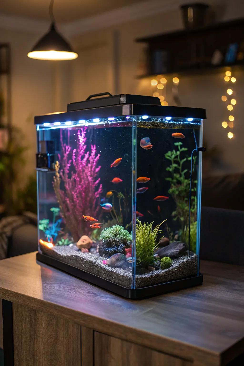 Illumination consequences are capable of converting your tank into an enchanting exhibit.