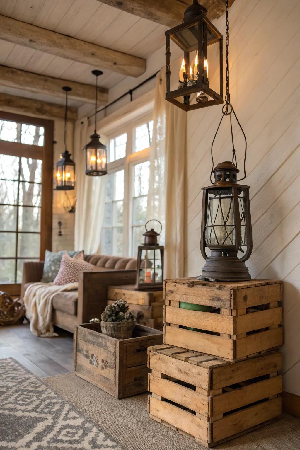 Vintage and country aesthetic for winter appeal