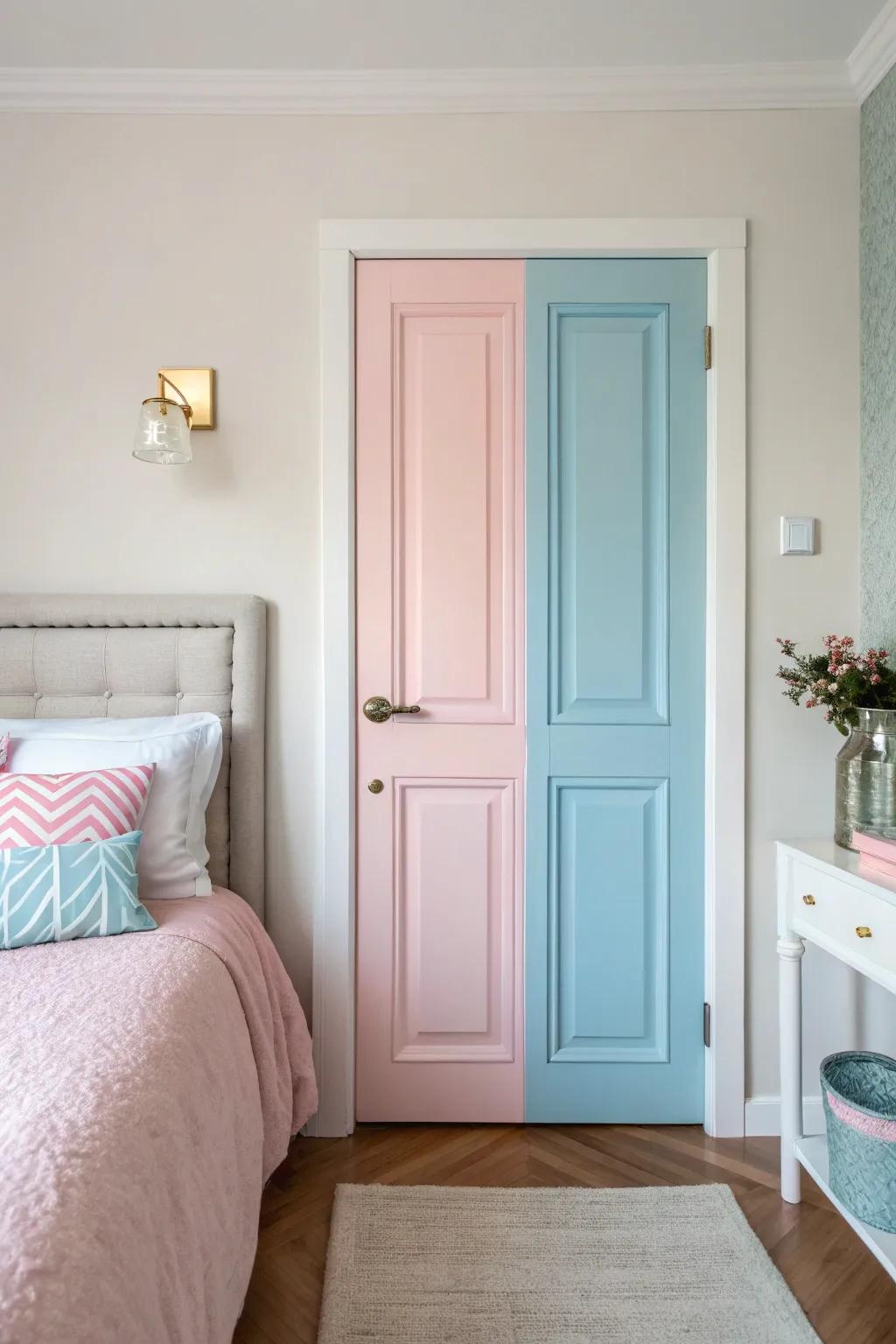 A light-shaded doorway transforming a chamber into a tranquil refuge.