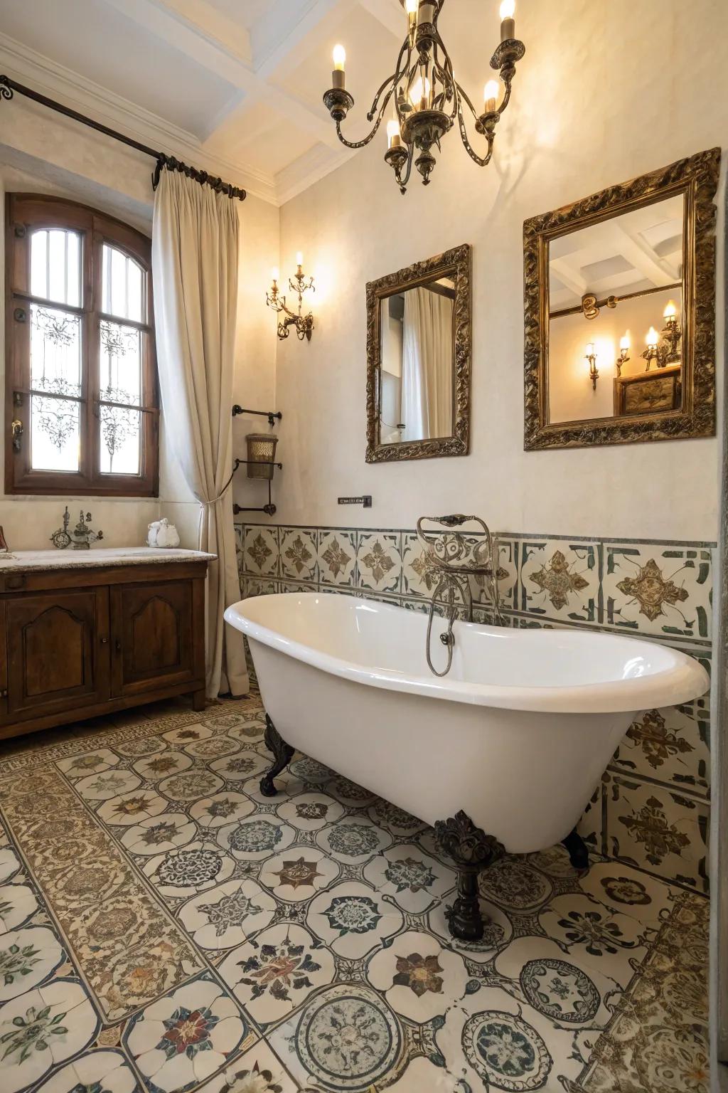 Infuse ageless charm with heritage-inspired bathroom fixtures.