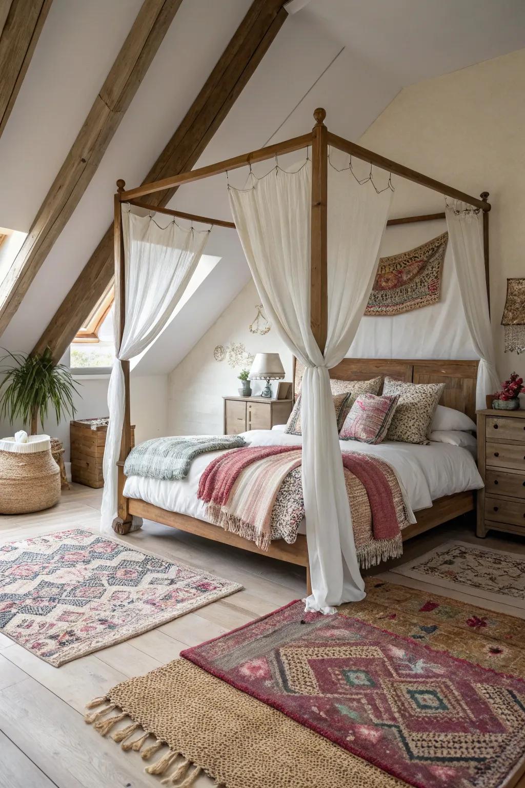 A coordinated awning creates a seamless and elegant atmosphere.