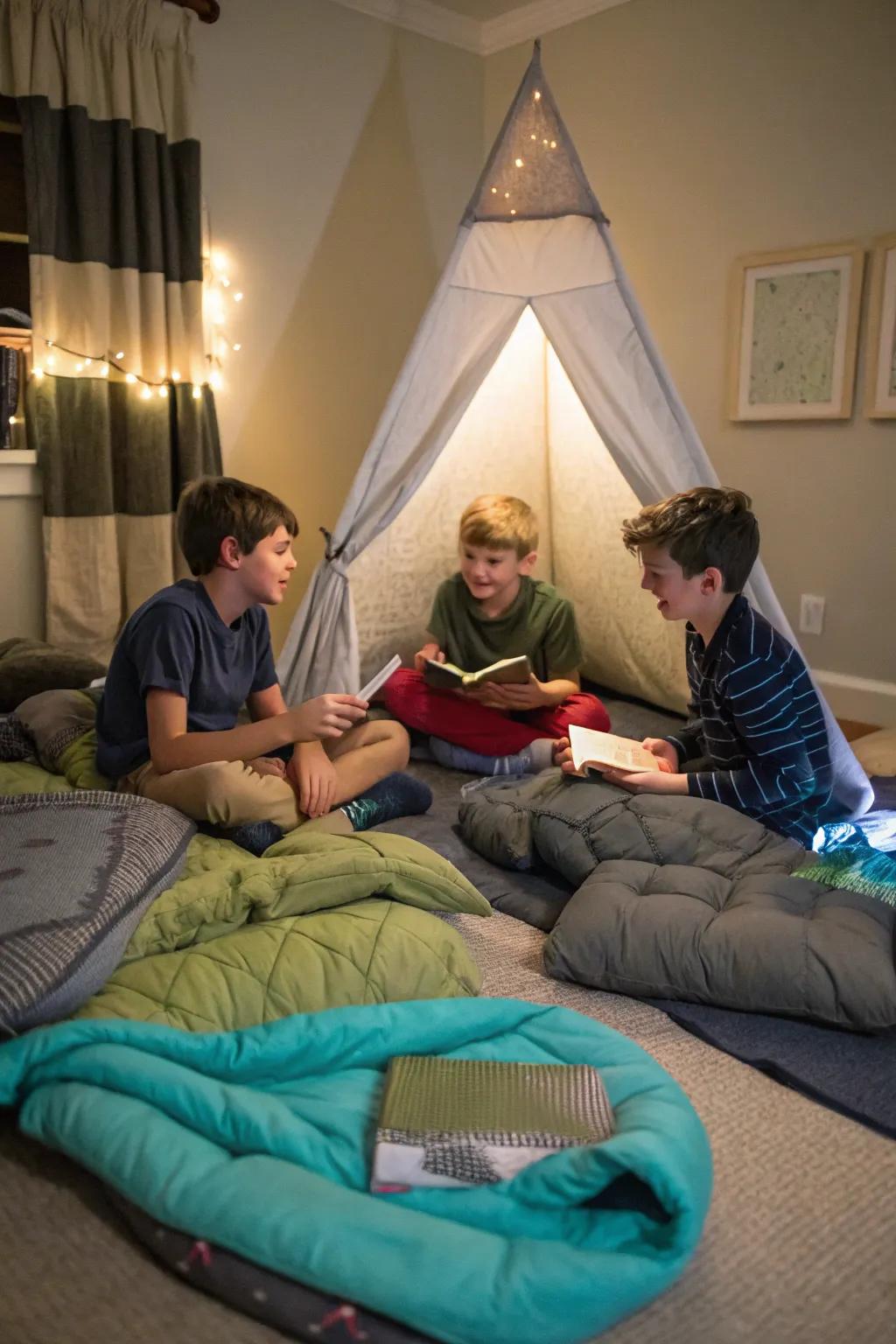 Unleash imagination with an interactive storytelling session.