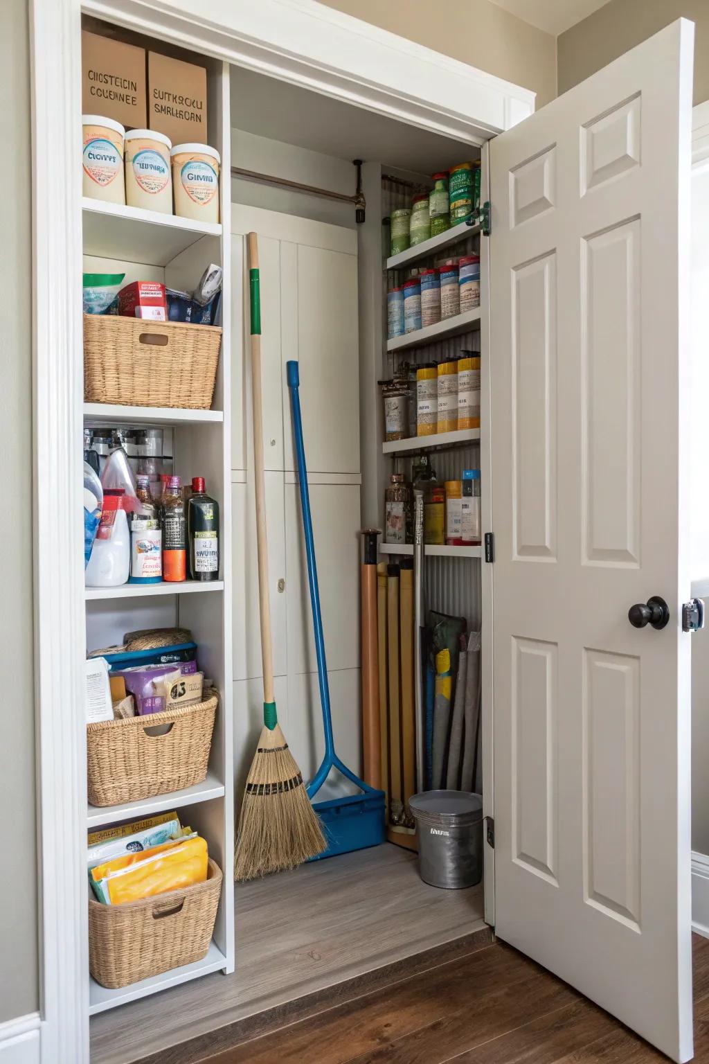Conceive a dual-purpose storage area to optimize expanse.