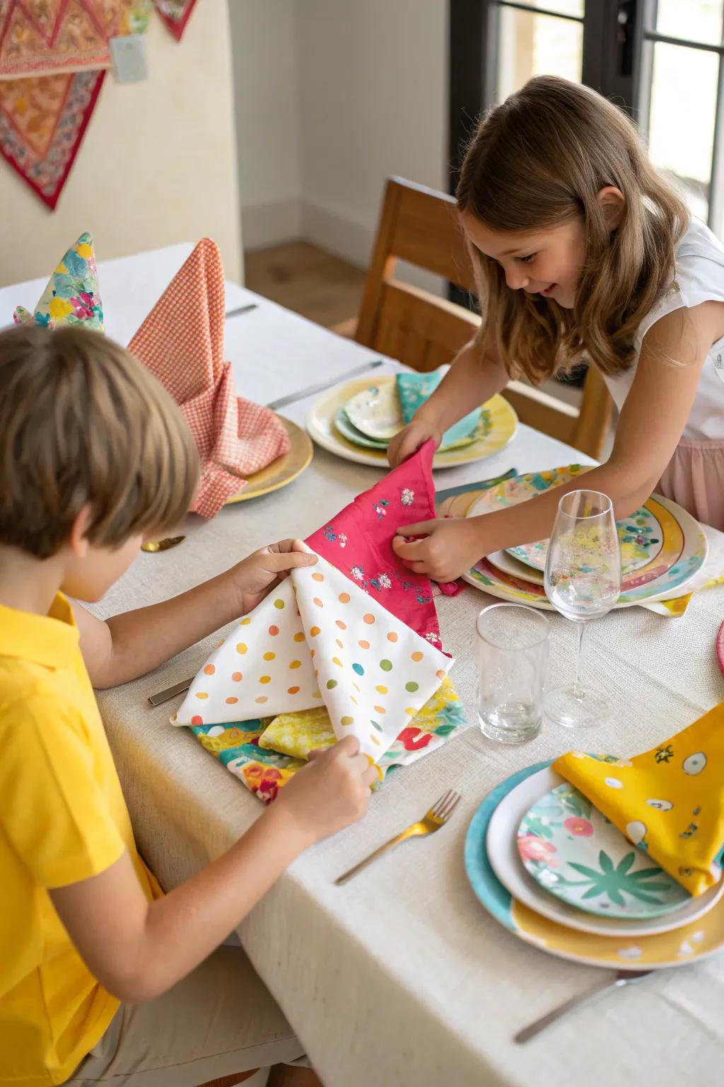 Transform table setting into a creative endeavor.