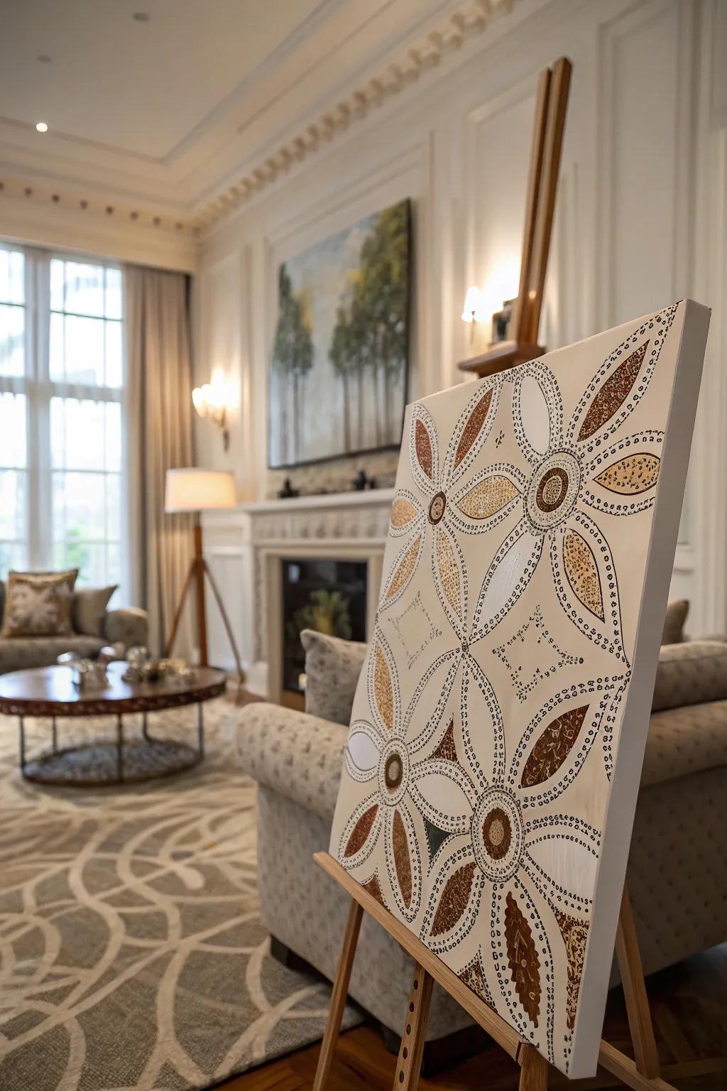 Points and lines form a visually attractive outcome using their straightforwardness and style.