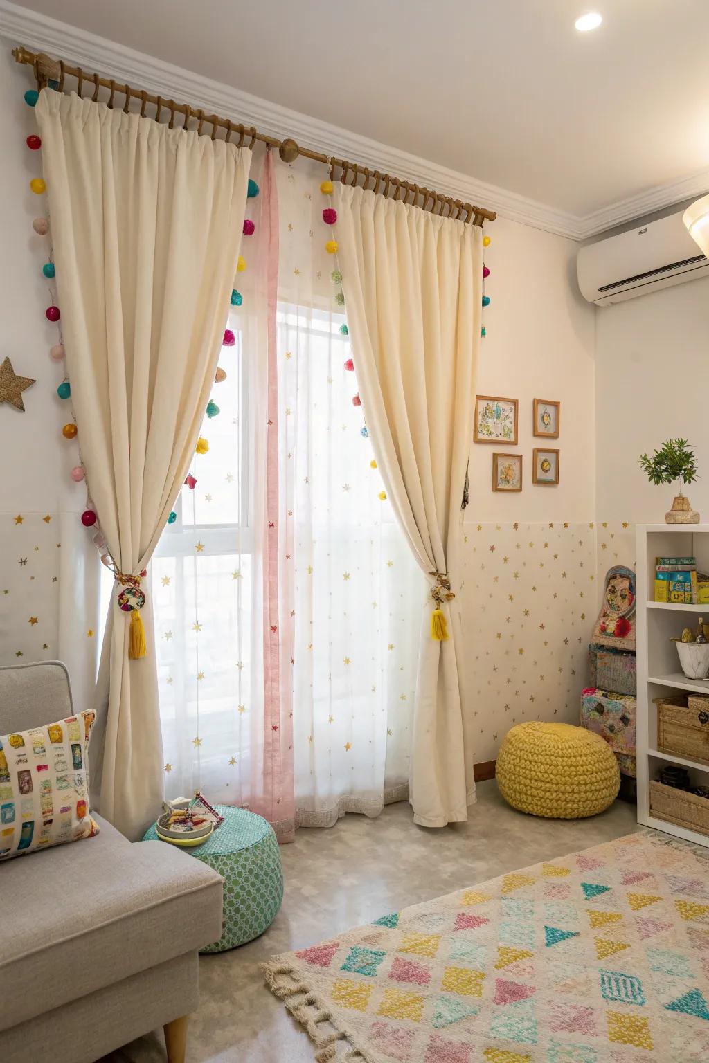 Ornamental fasteners provide both flair and utility.