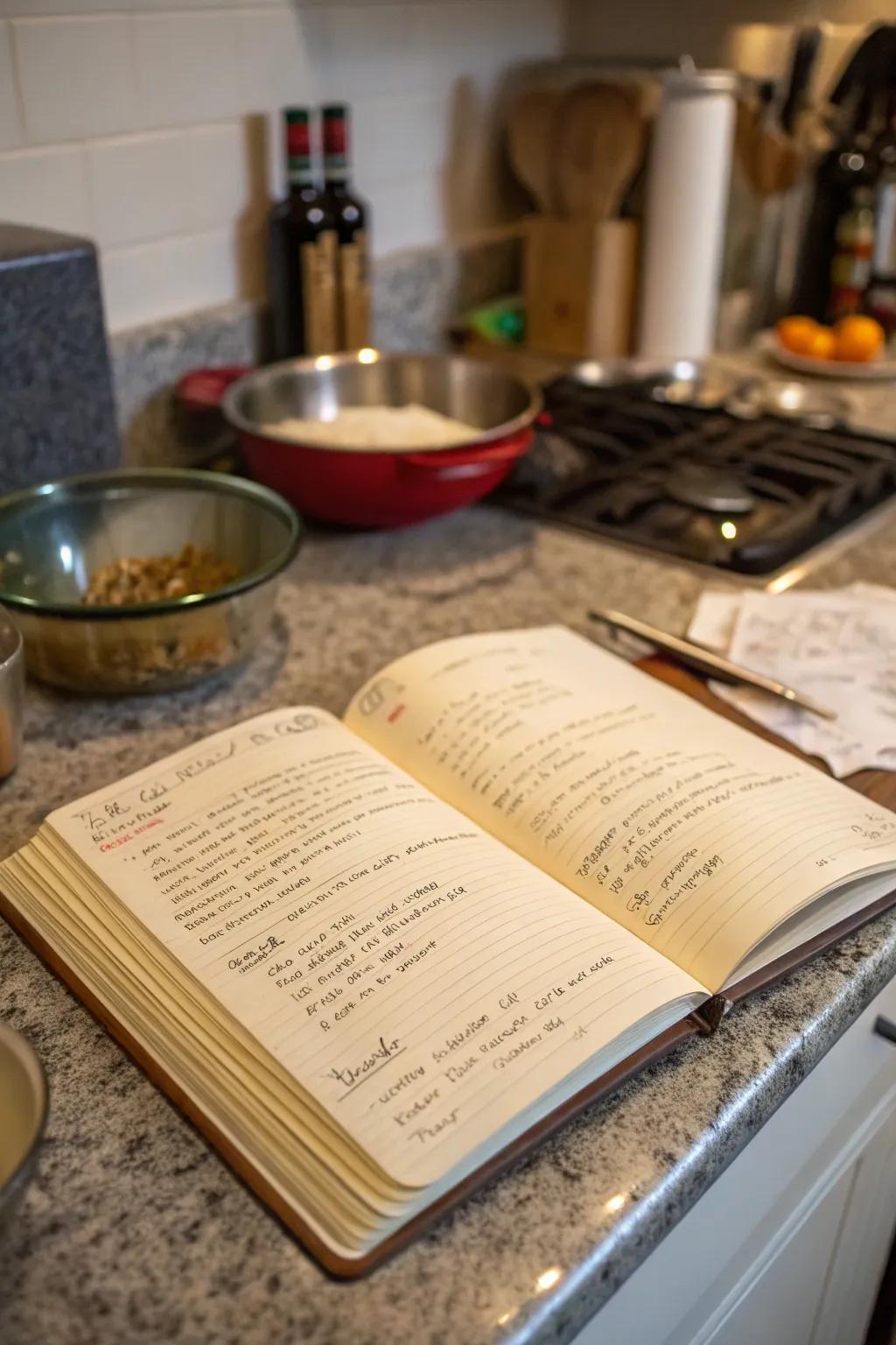 A bespoke culinary compilation is a delectable method of preserving family customs.