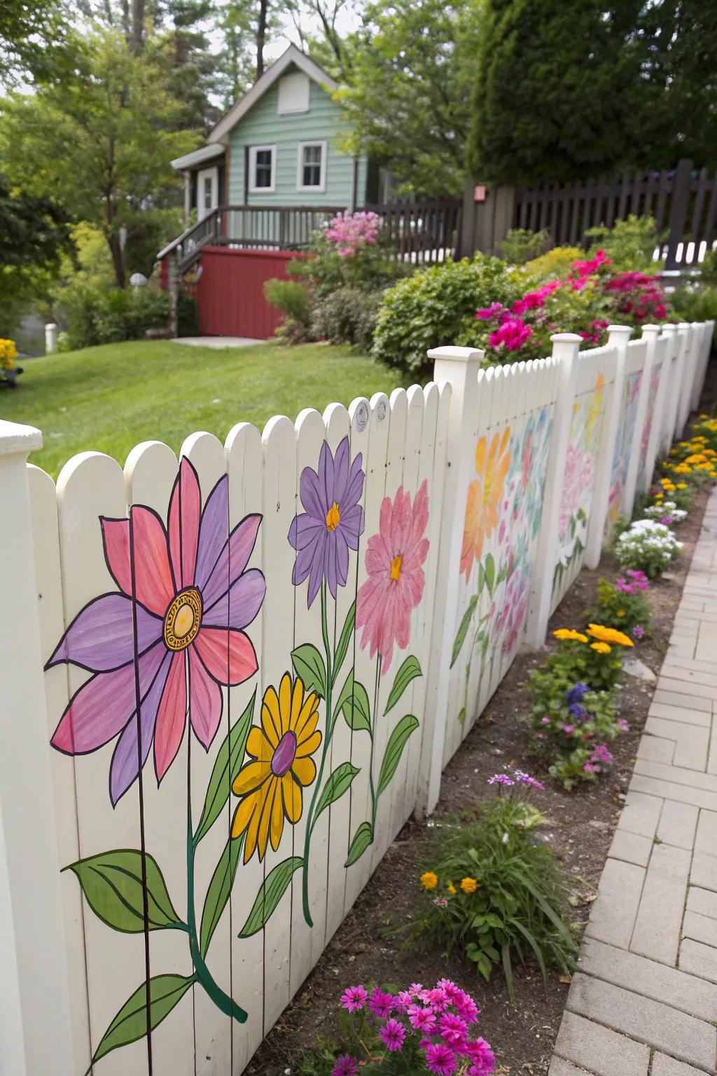 Murals personalize your fence, transforming it into a canvas for creativity.