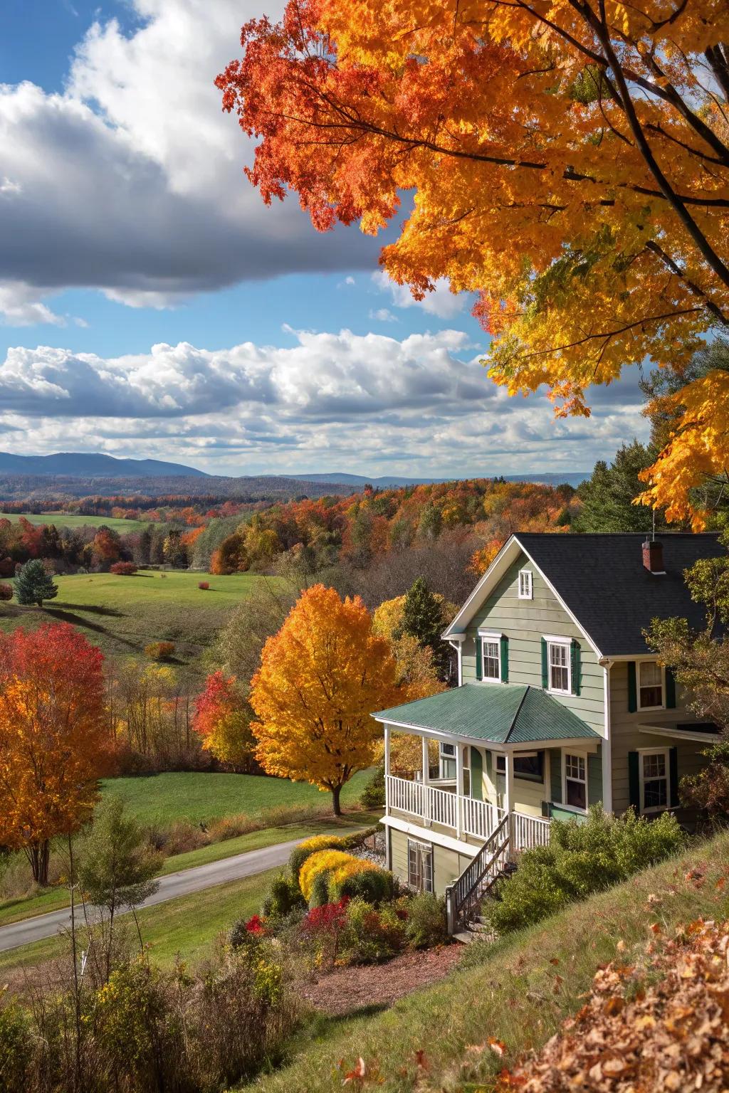 Weather-related adjustments can produce a unified natural effect.