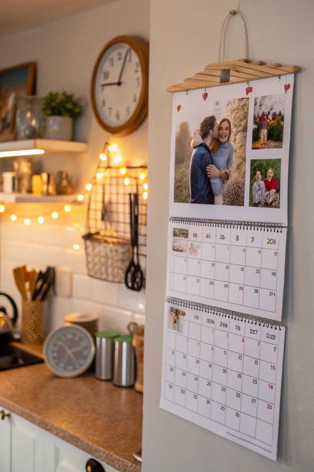 Cherish memories throughout the annum with a tailored familial visual chronicle.
