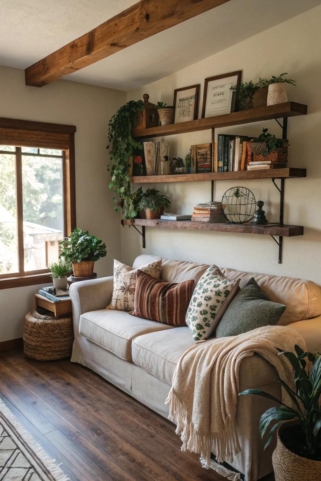 Countryside components infuse a sensation of warmth and allure.