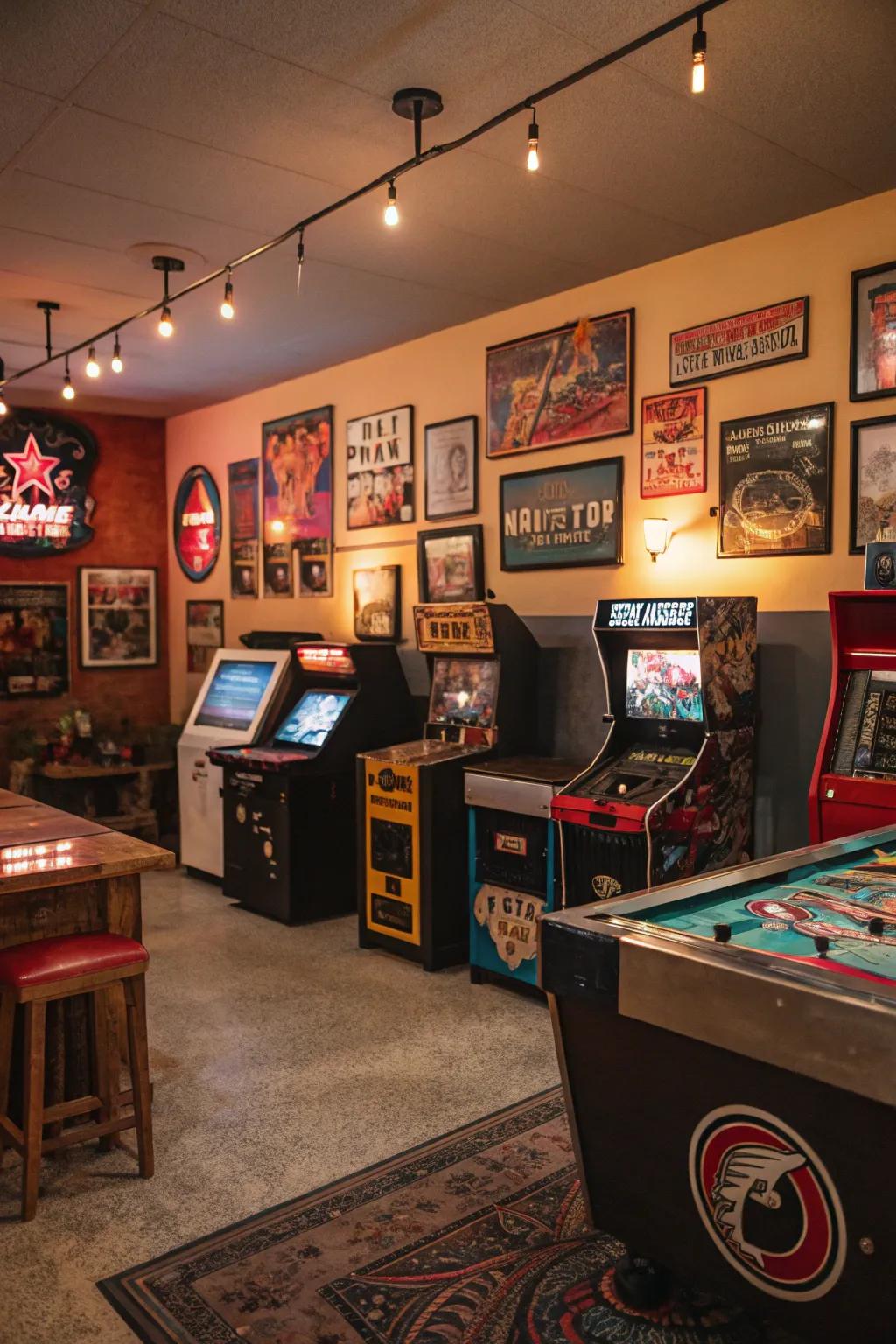 Vintage-inspired shades bring nostalgic charm to your game room.