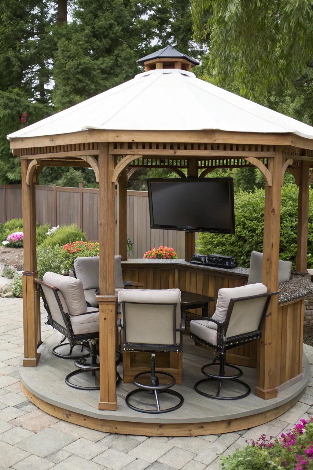 Swivel hangers provide ideal viewing from all angles.