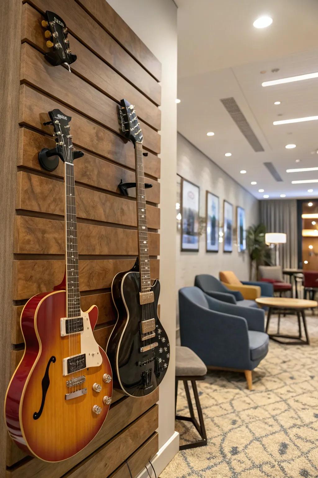 A themed guitar arrangement creating cohesion.